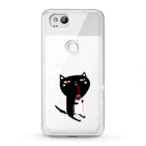 Lex Altern Google Pixel Case Black Baby Cat