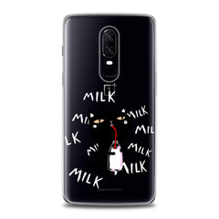Lex Altern TPU Silicone OnePlus Case Black Baby Cat