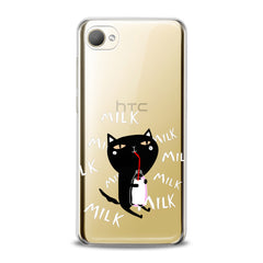 Lex Altern TPU Silicone HTC Case Black Baby Cat