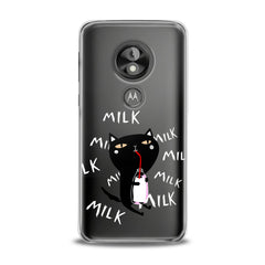 Lex Altern TPU Silicone Motorola Case Black Baby Cat