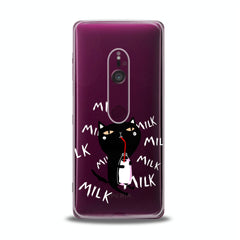 Lex Altern TPU Silicone Sony Xperia Case Black Baby Cat