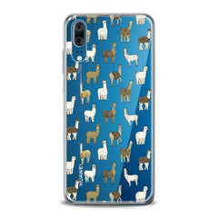 Lex Altern TPU Silicone Huawei Honor Case Alpaca Pattern
