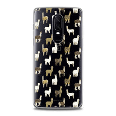 Lex Altern TPU Silicone OnePlus Case Alpaca Pattern