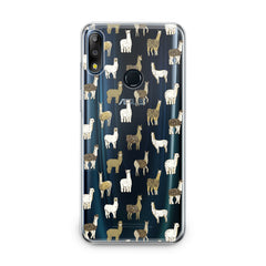 Lex Altern TPU Silicone Asus Zenfone Case Alpaca Pattern