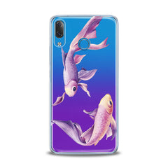 Lex Altern TPU Silicone Lenovo Case Purple Fishes
