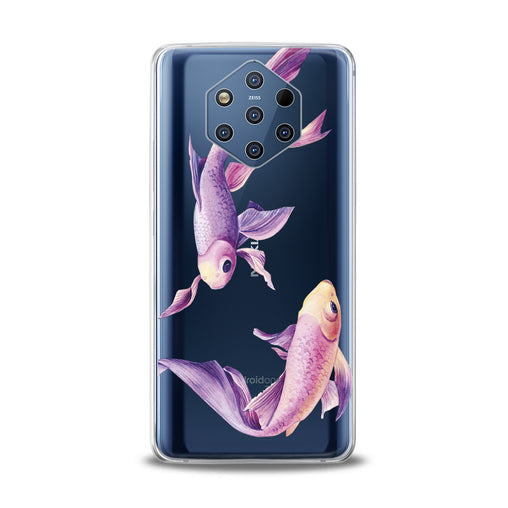 Lex Altern Purple Fishes Nokia Case