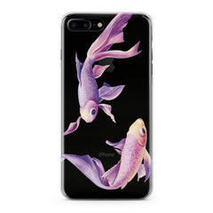 Lex Altern Purple Fishes Phone Case for your iPhone & Android phone.