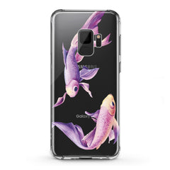 Lex Altern TPU Silicone Samsung Galaxy Case Purple Fishes