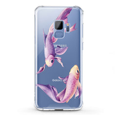 Lex Altern TPU Silicone Samsung Galaxy Case Purple Fishes
