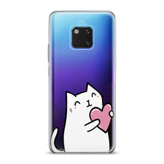 Lex Altern TPU Silicone Huawei Honor Case Lovely White Cat