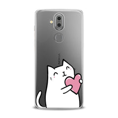 Lex Altern TPU Silicone Phone Case Lovely White Cat