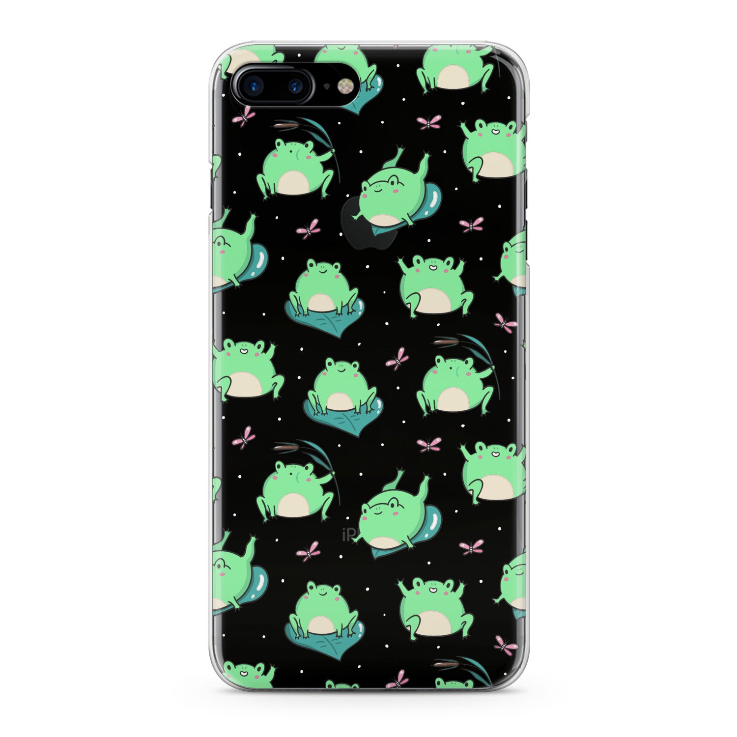Lex Altern Kawaii Frogs Pattern Phone Case for your iPhone & Android phone.