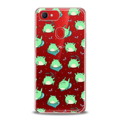 Lex Altern TPU Silicone Oppo Case Kawaii Frogs Pattern