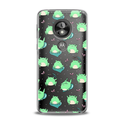 Lex Altern Kawaii Frogs Pattern Motorola Case