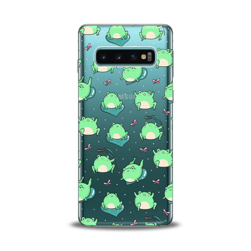 Lex Altern Kawaii Frogs Pattern Samsung Galaxy Case