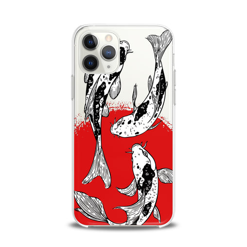 Lex Altern TPU Silicone iPhone Case Koi Fishes Painting