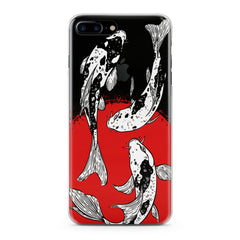 Lex Altern TPU Silicone Phone Case Koi Fishes Painting