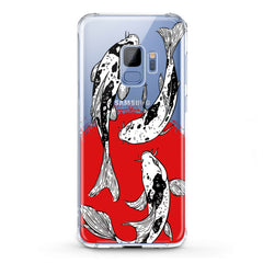 Lex Altern TPU Silicone Phone Case Koi Fishes Painting