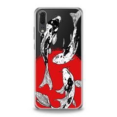Lex Altern TPU Silicone Huawei Honor Case Koi Fishes Painting