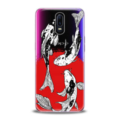 Lex Altern TPU Silicone Oppo Case Koi Fishes Painting
