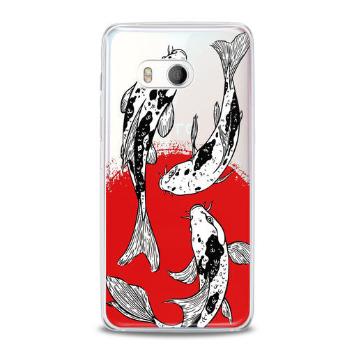 Lex Altern Koi Fishes Painting HTC Case