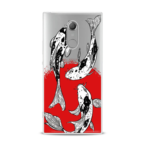 Lex Altern Koi Fishes Painting Sony Xperia Case