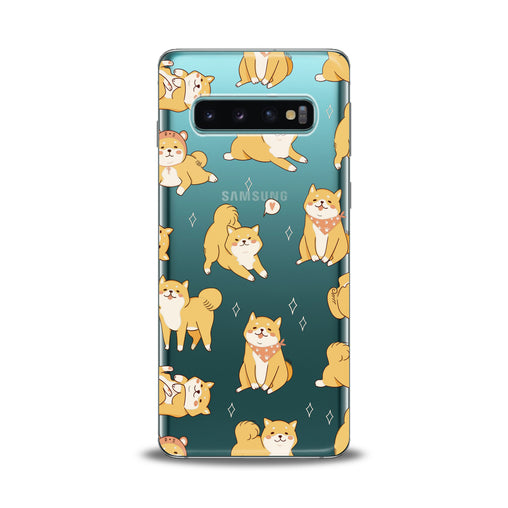 Lex Altern Cute Korgi Pattern Samsung Galaxy Case