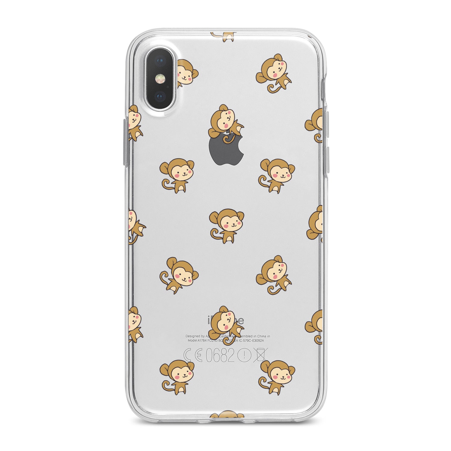 Lex Altern Baby Monkey Pattern Phone Case for your iPhone & Android phone.