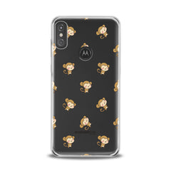 Lex Altern TPU Silicone Motorola Case Baby Monkey Pattern