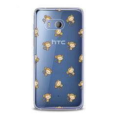 Lex Altern TPU Silicone HTC Case Baby Monkey Pattern