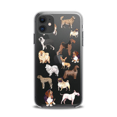 Lex Altern TPU Silicone iPhone Case Dogs Pattern