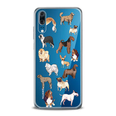 Lex Altern TPU Silicone Huawei Honor Case Dogs Pattern