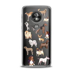 Lex Altern TPU Silicone Motorola Case Dogs Pattern