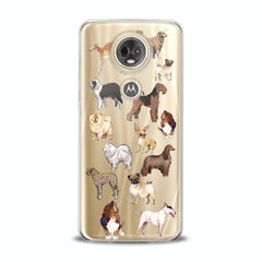 Lex Altern TPU Silicone Motorola Case Dogs Pattern