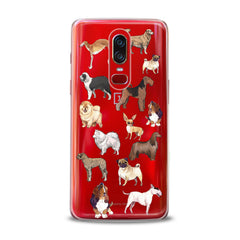 Lex Altern TPU Silicone OnePlus Case Dogs Pattern