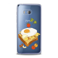 Lex Altern TPU Silicone HTC Case Tasty Sandwich