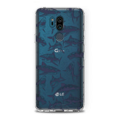 Lex Altern TPU Silicone LG Case Black Sharks Pattern
