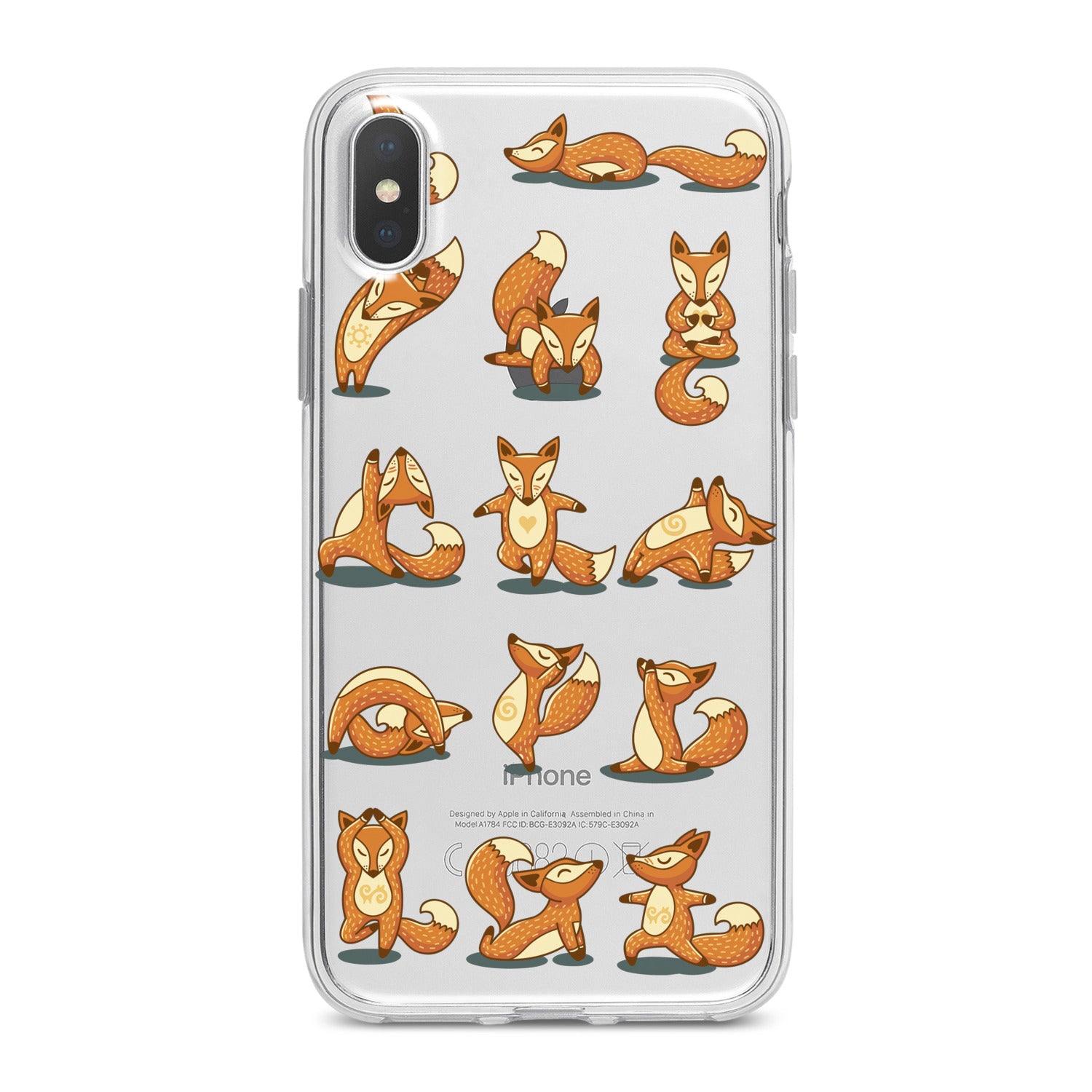Lex Altern Yoga Fox Phone Case for your iPhone & Android phone.