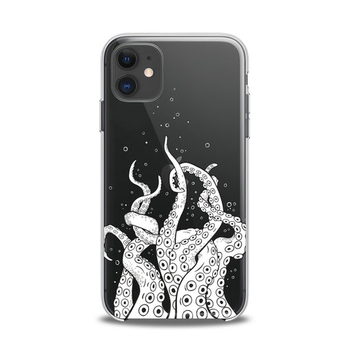 Lex Altern TPU Silicone iPhone Case White Octopus Tentacles