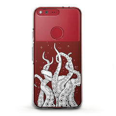 Lex Altern TPU Silicone Phone Case White Octopus Tentacles
