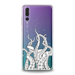 Lex Altern TPU Silicone Huawei Honor Case White Octopus Tentacles