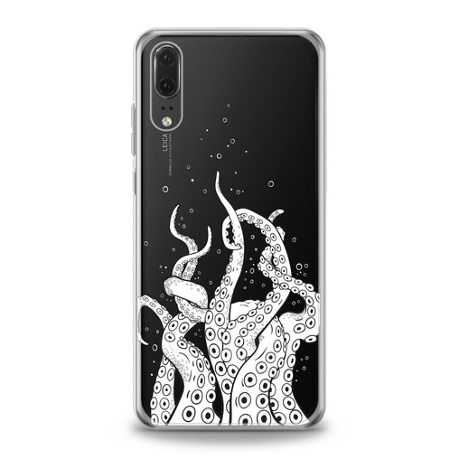 Lex Altern White Octopus Tentacles Huawei Honor Case