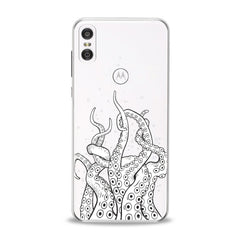 Lex Altern TPU Silicone Motorola Case White Octopus Tentacles