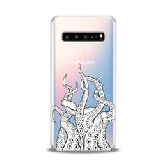 Lex Altern TPU Silicone Samsung Galaxy Case White Octopus Tentacles