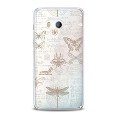 Lex Altern TPU Silicone HTC Case Butterflies Unique Print
