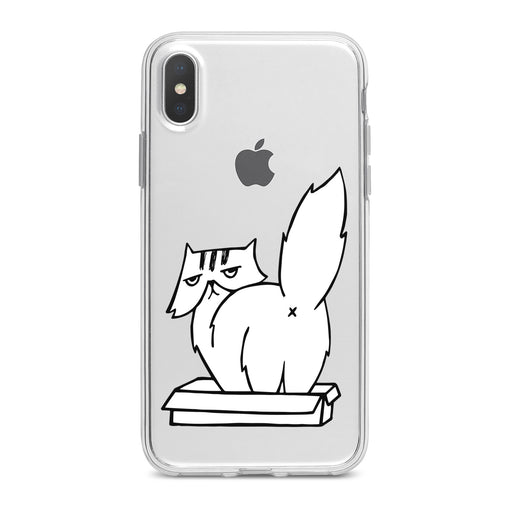 Lex Altern White Cranky Cat Phone Case for your iPhone & Android phone.
