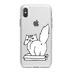 Lex Altern White Cranky Cat Phone Case for your iPhone & Android phone.