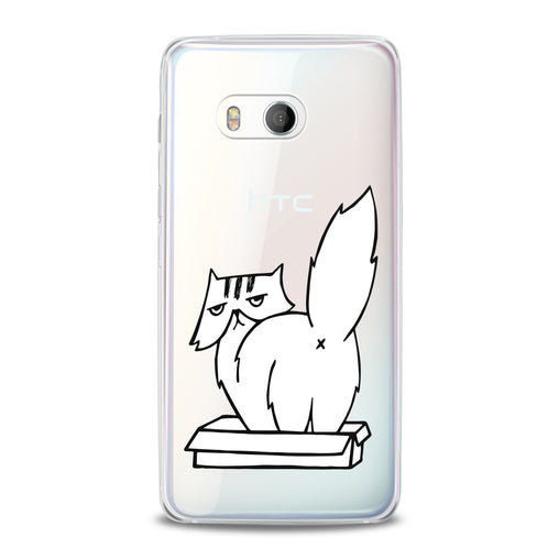 Lex Altern White Cranky Cat HTC Case