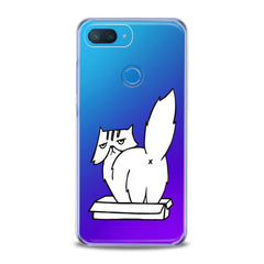 Lex Altern TPU Silicone Xiaomi Redmi Mi Case White Cranky Cat