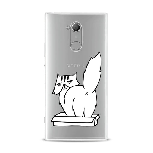 Lex Altern White Cranky Cat Sony Xperia Case